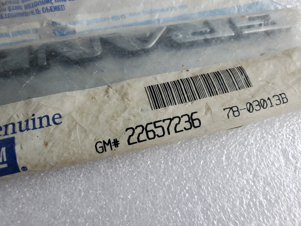1999 - 2005 PONTIAC "GRAND" AM NAME EMBLEM BADGE NAMEPLATE - 22657236 2L3