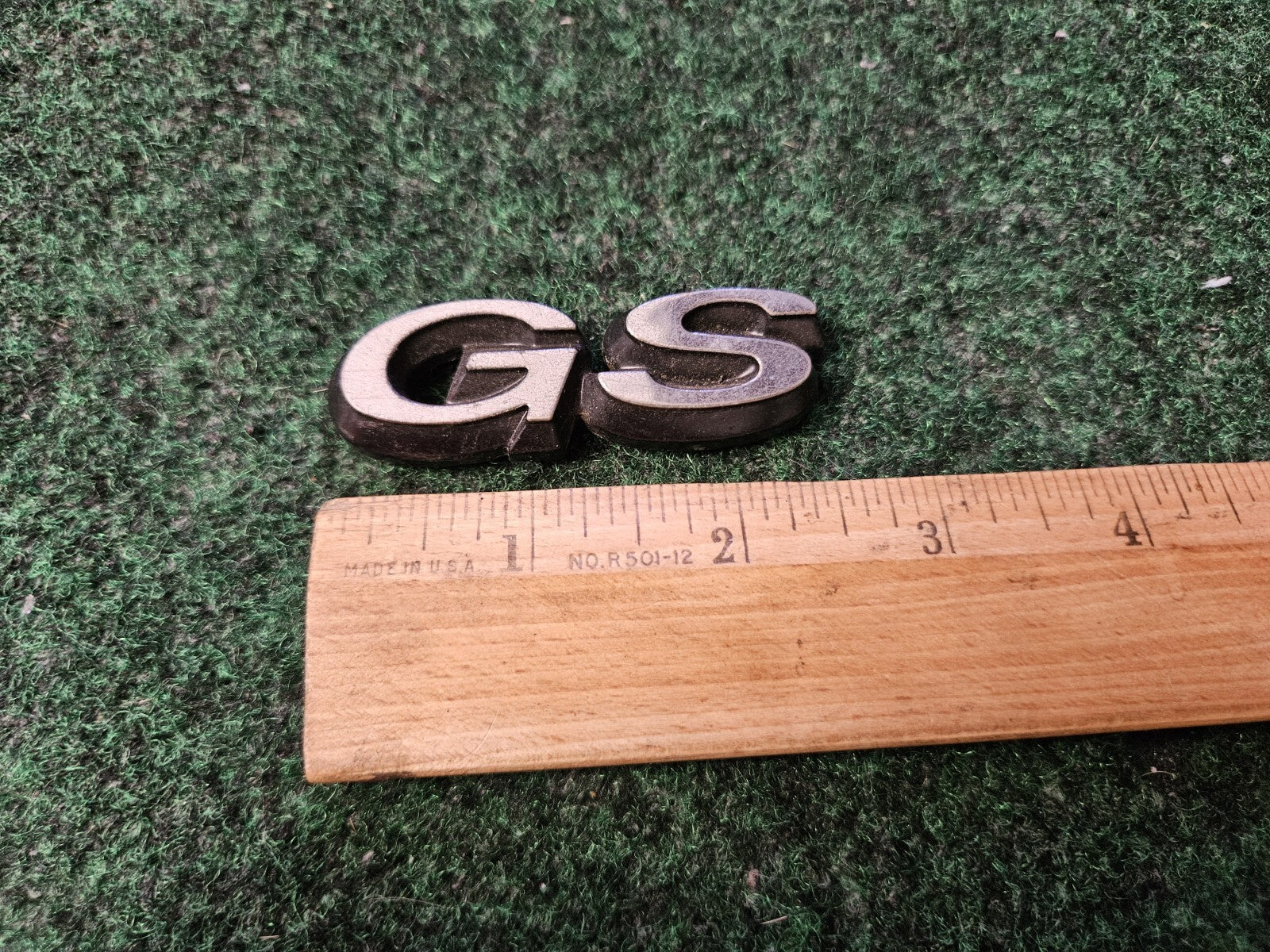 1995-1997 Mercury Mystique "GS" Plastic Trunk Emblem OEM 4M6