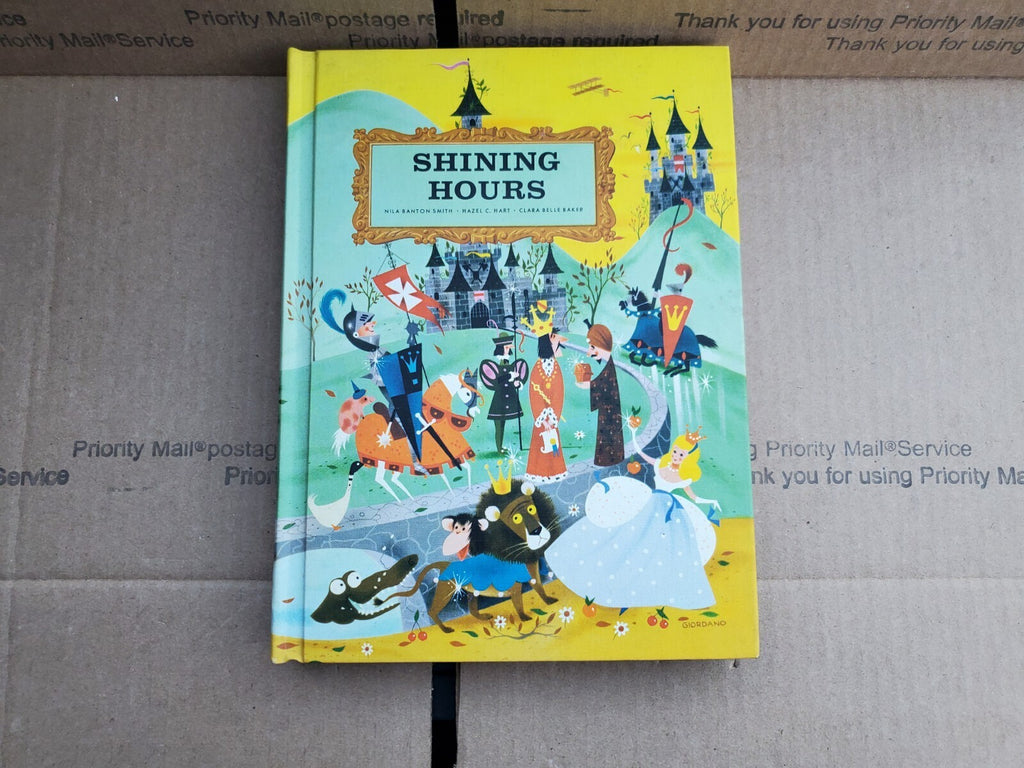 Shining Hours 1968 Vintage School Reader Children's Literature Illustrated B3