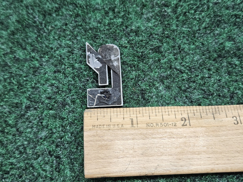 OEM "R" 3D Chrome Individual Letter Lettering Emblem Badge Logo Nameplate R 2S6