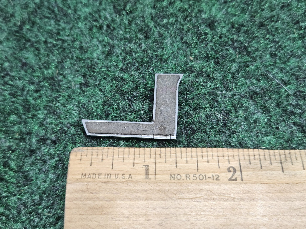 OEM "L" Chrome Individual Letter 3D Lettering Emblem Badge Logo Nameplate 7S7