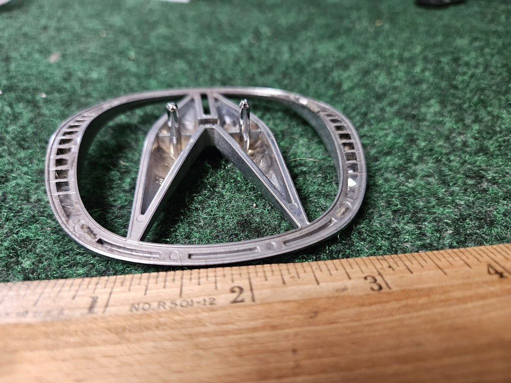 Acura Emblem Logo Badge Symbol Rear Trunk 1 Sep 1 Chrome OEM 3M4