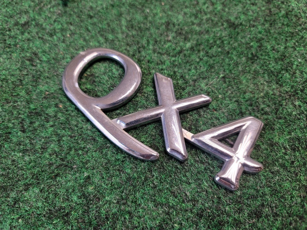 1997-2000 Infiniti QX4 Emblem Logo Letters Badge Trunk Gate Rear Chrome OEM 2M4