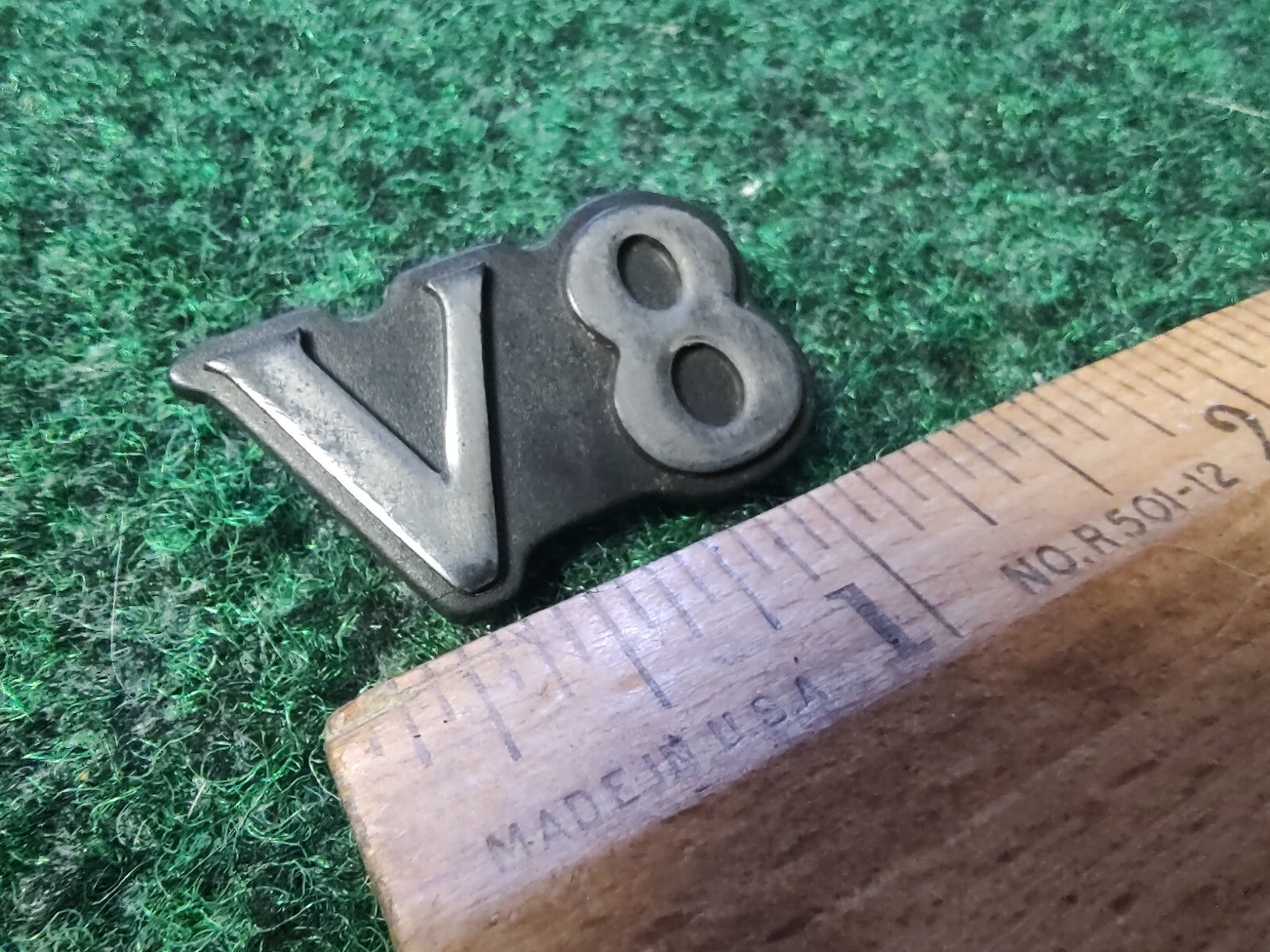 1998-2003 Jaguar XJ8 XJ 8 V8 OEM Emblem Badge Logo Nameplate Name Plate 7S3
