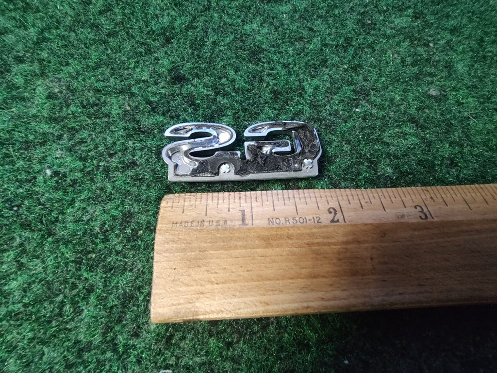 MERCURY SABLE " GS " REAR GATE EMBLEM BADGE SYMBOL LOGO USED OEM 7S3