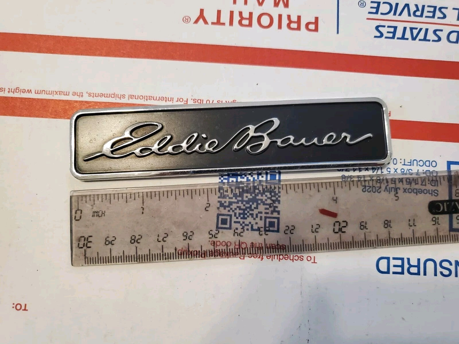Ford 2003-06 Expedition 02-05 Explorer Eddie Bauer Liftgate Trunk Emblem OEM 3L7