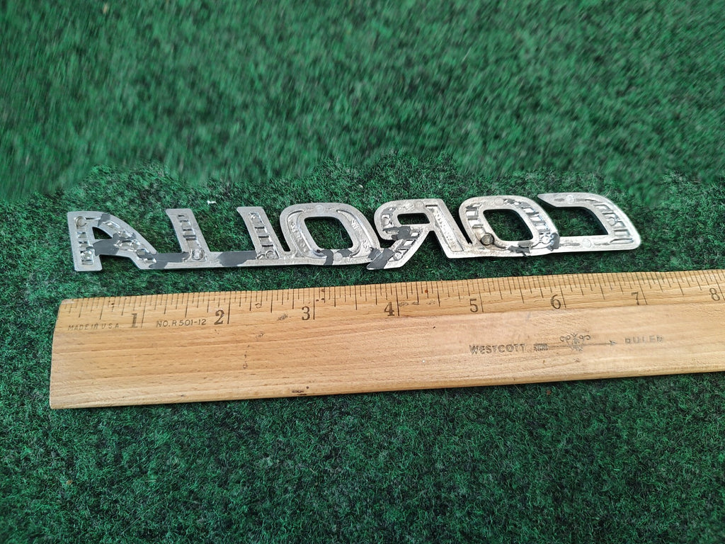 2003 2006 2007 2008 Toyota Corolla Rear Trunk Nameplate Emblem 75442-02070 4S7
