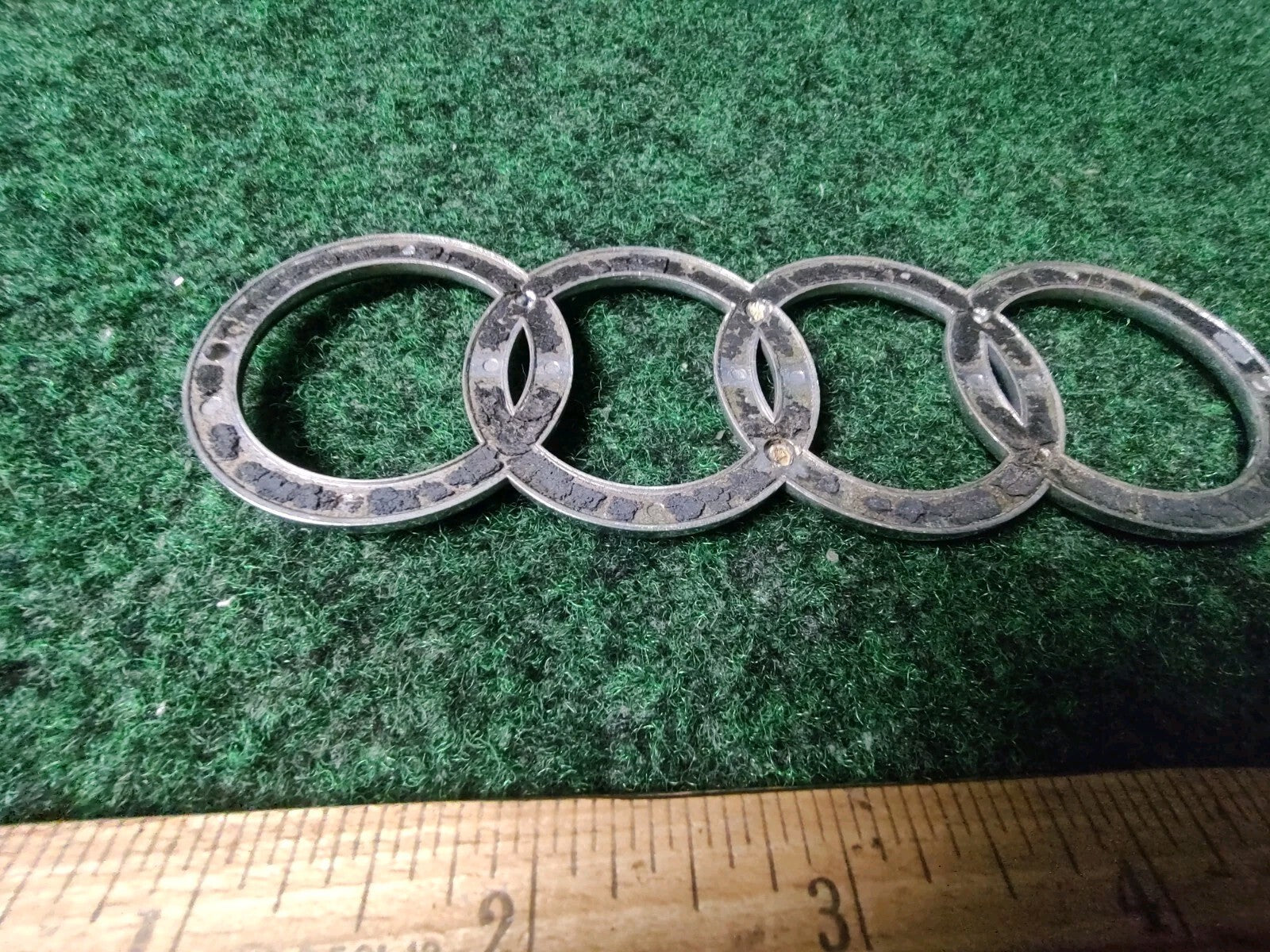 Audi Name Plate Nameplate Badge Emblem Logo Decal Circles 5.5" 5 1/2" 1S6