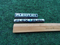 (2) Chevy GMC GM OEM Flex Fuel E85 Ethanol Emblem Badge Logo Nameplate Name 2L3