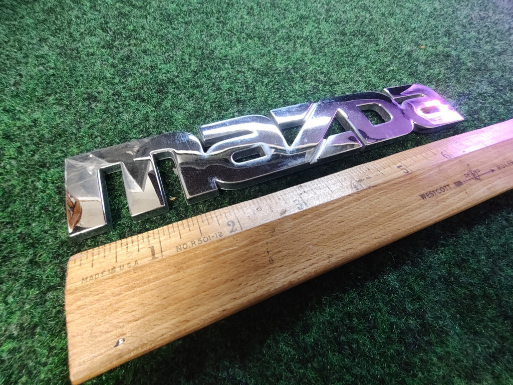 Mazda OEM Chrome Emblem Badge Logo Nameplate Name Plate 6S1