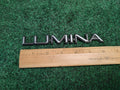 Chevy OEM Lumina Chrome 6" Rear Trunk Emblem Badge Logo Nameplate Name Plate 2S3