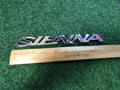 07 08 09 10 TOYOTA SIENNA REAR LID GATE CHROME EMBLEM LOGO BADGE USED OEM 6S1