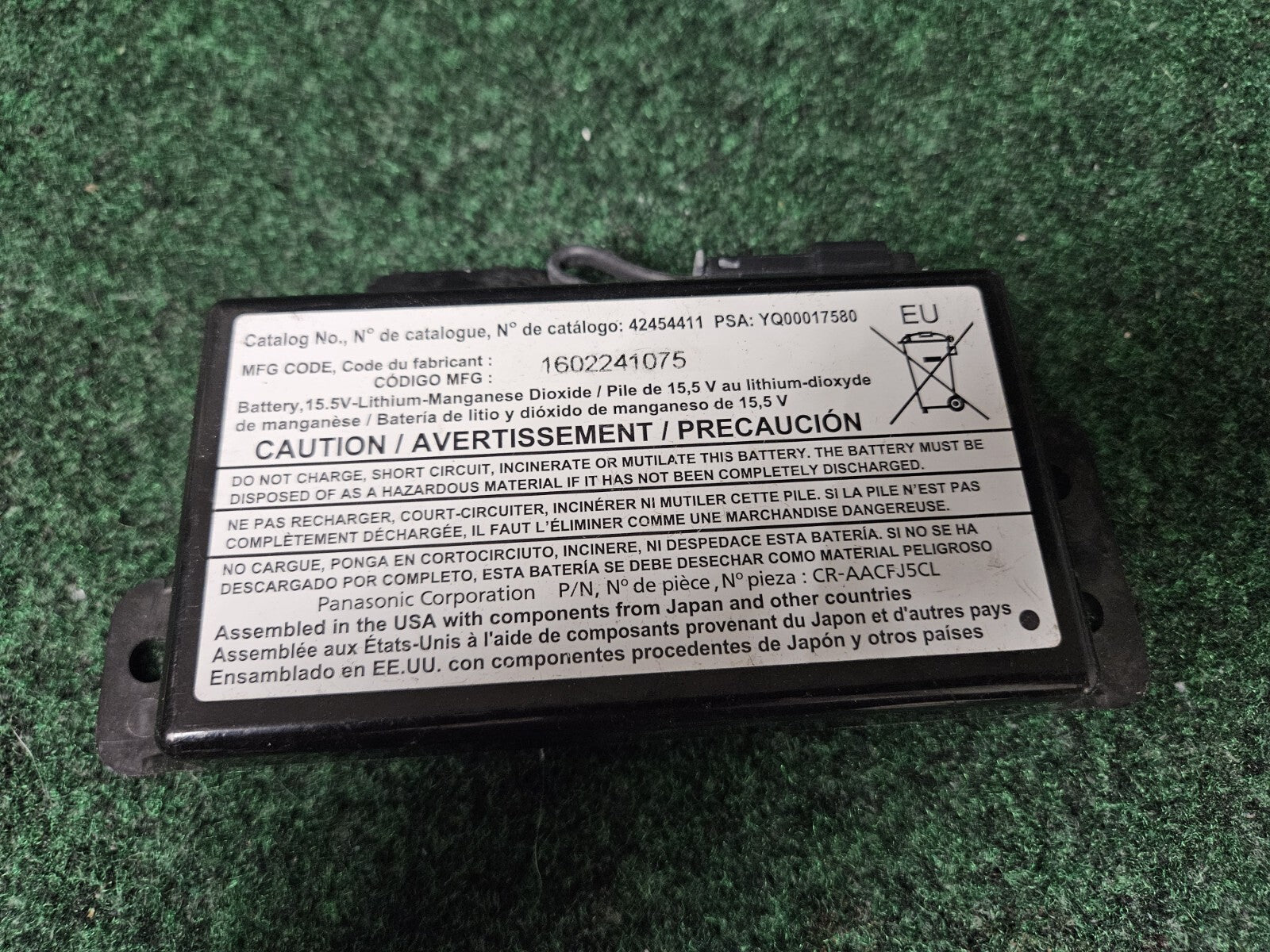 2015 - 2019 CHEVY CORVETTE OEM ONSTAR BATTERY BACKUP CONTROL MODULE 42454411 5L9