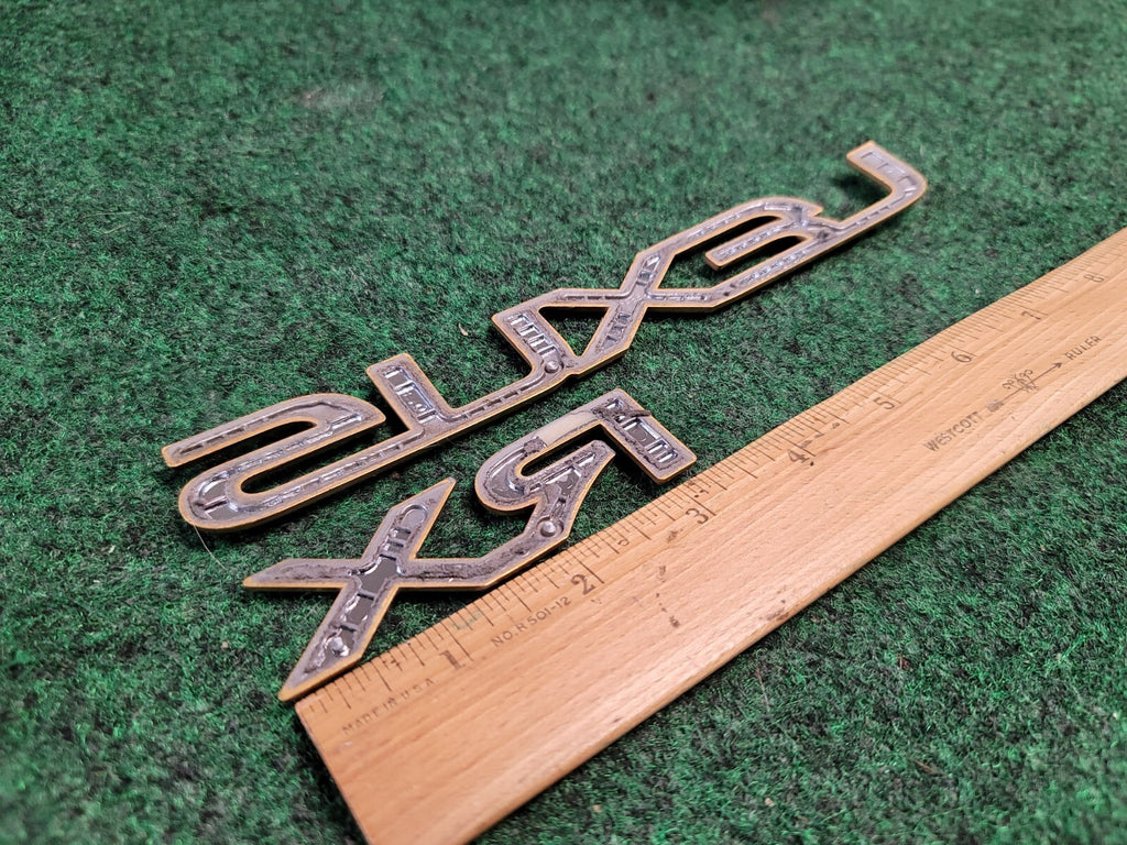1999-2003 Lexus RX Rear Tail Lift Gate Tailgate Nameplate Emblem Gold OEM 1M8