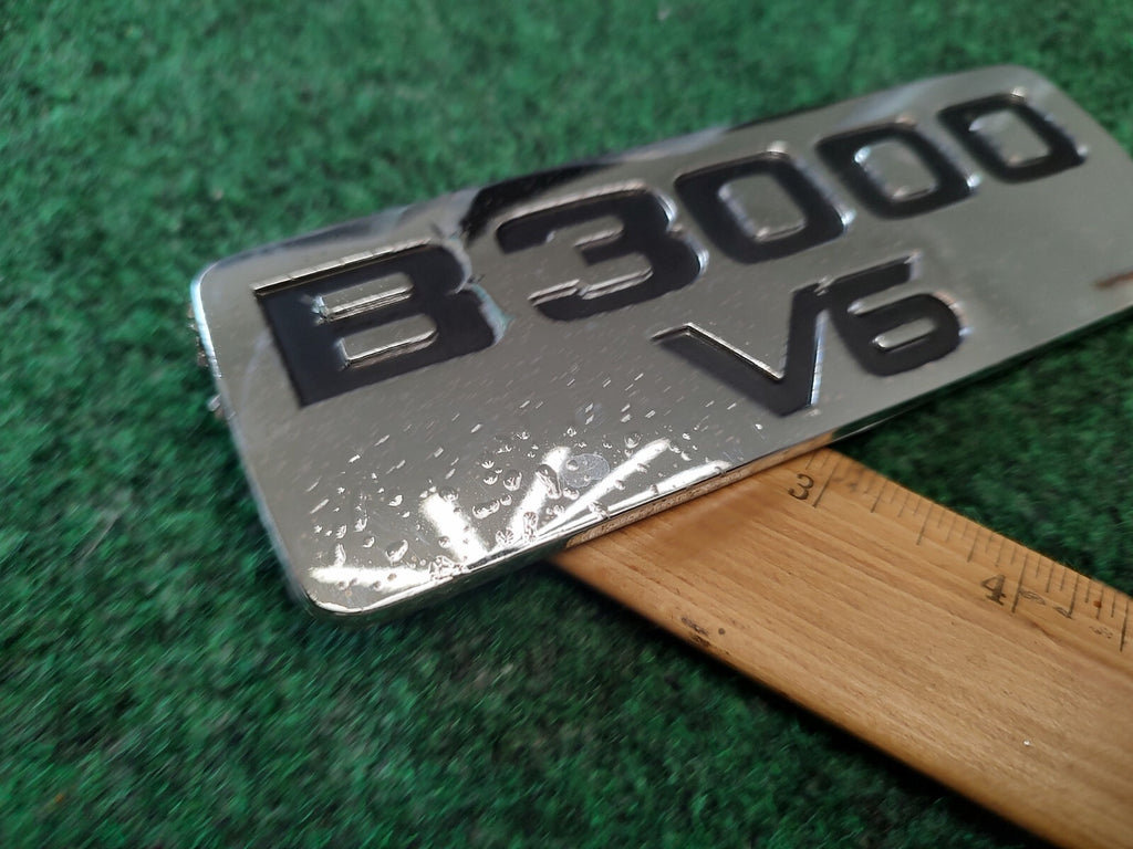 1998-10 MAZDA B3000 V6 CHROME SIDE FENDER EMBLEM LOGO BADGE SYMBOL USED OEM 4S7
