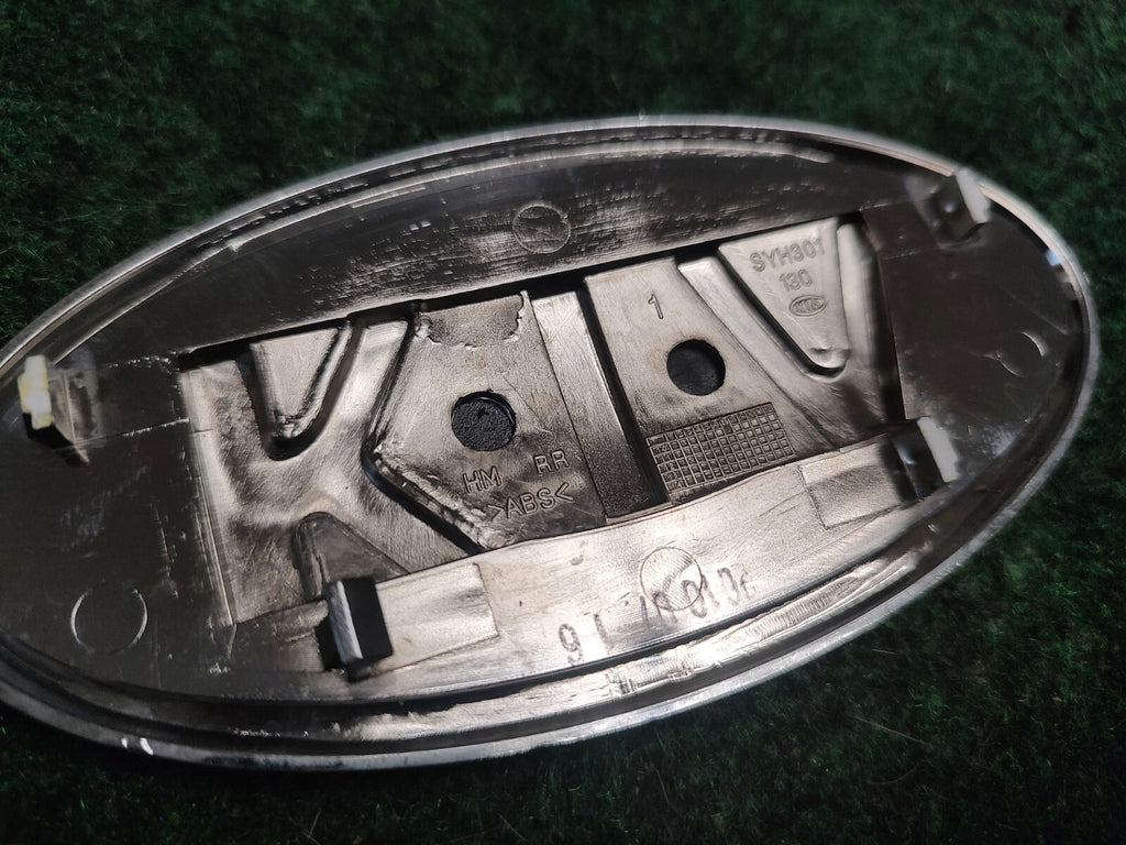 2016 Kia Sportage Front Grille Emblem Black Chrome SYH301-130 OEM 3S5