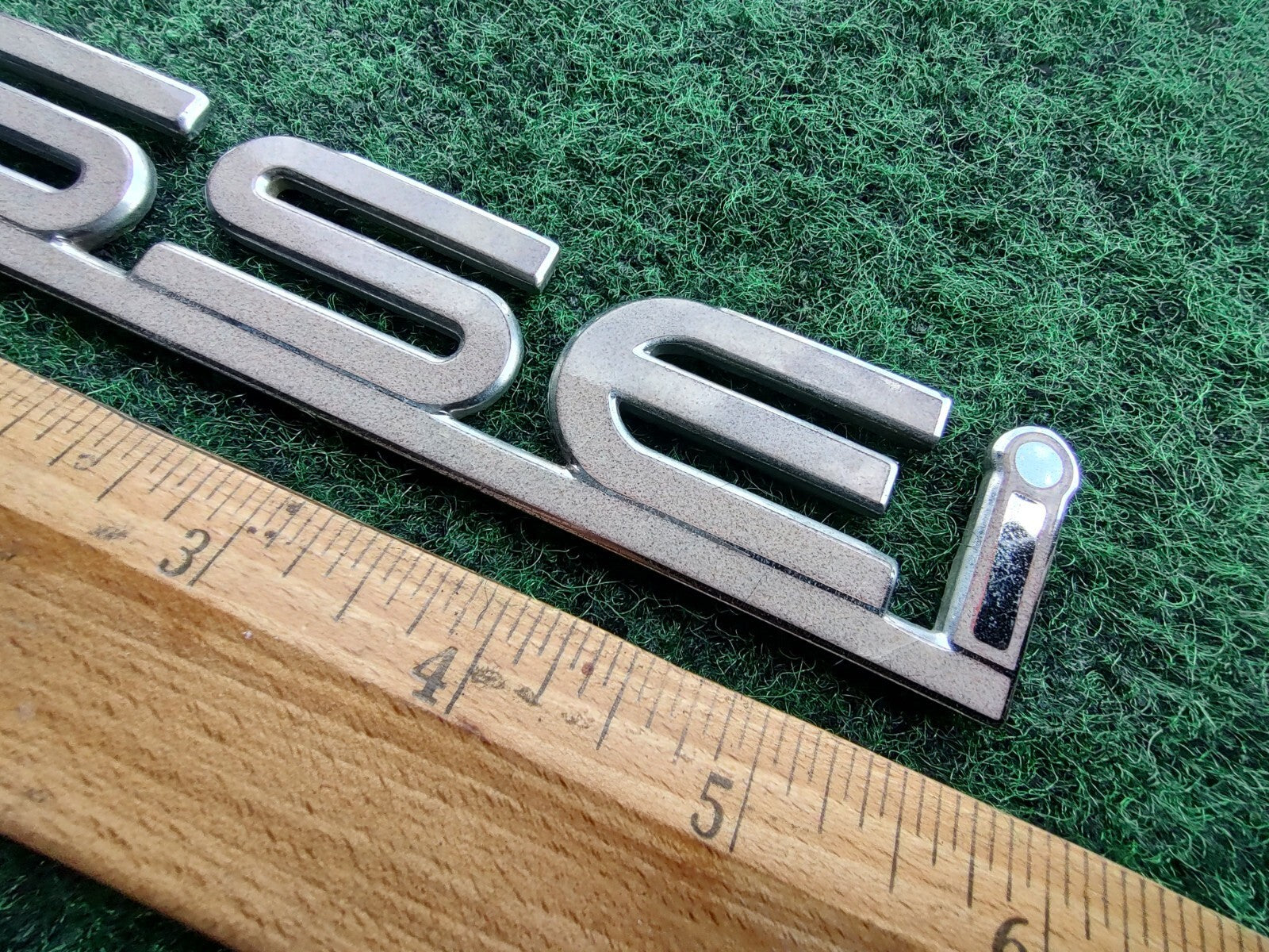 Pontiac SSEi Supercharged Beige Metal Emblem Badge Logo Nameplate Name Plate 5S2