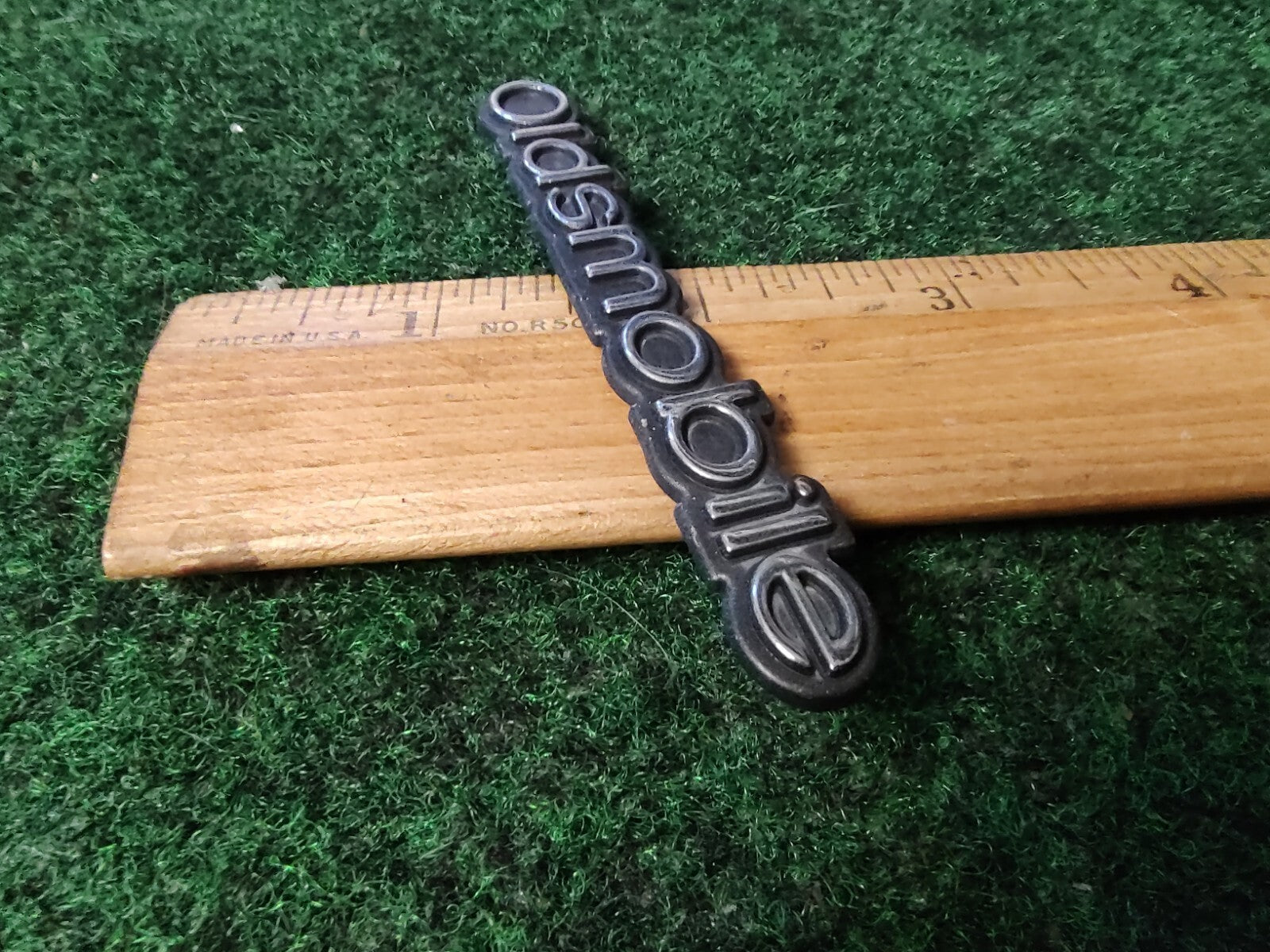 Oldsmobile OEM Chrome Emblem Badge Logo Nameplate Name Plate 3S6