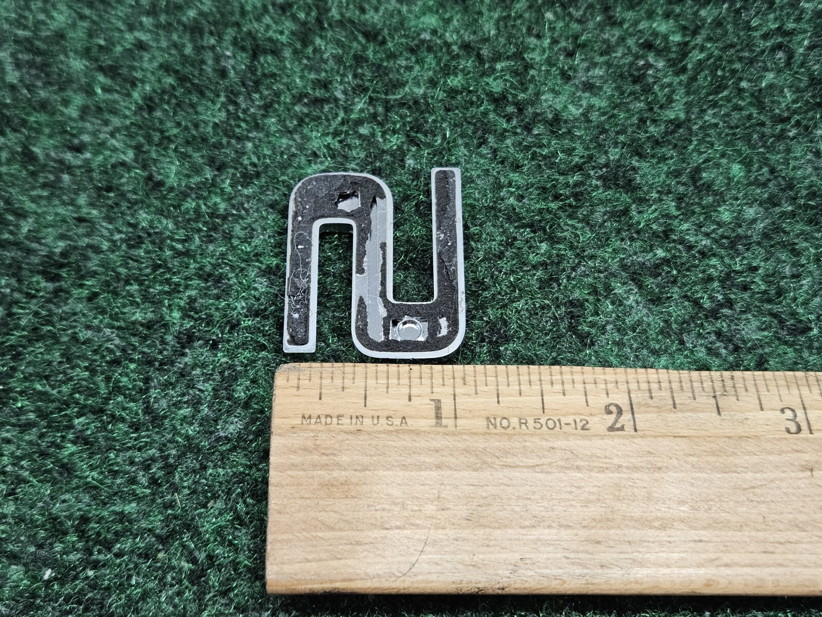 OEM Chrome "S" / "5" Hood Hatch Letter Emblem Badge Logo Nameplate 7S9
