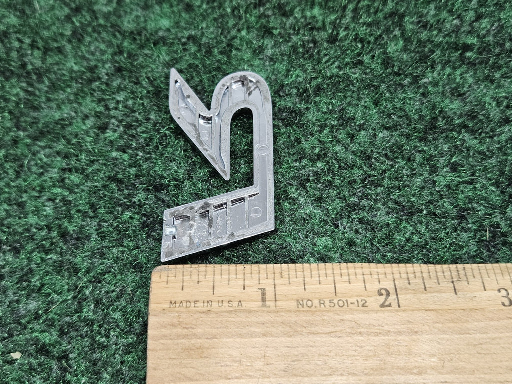 OEM "R" 3D Chrome Individual Letter Lettering Emblem Badge Logo Nameplate R 2S2