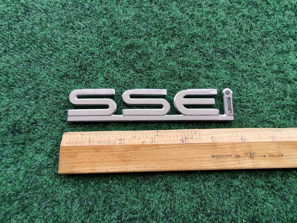 Pontiac SSEi Supercharged Beige Metal Emblem Badge Logo Nameplate Name Plate 5S2