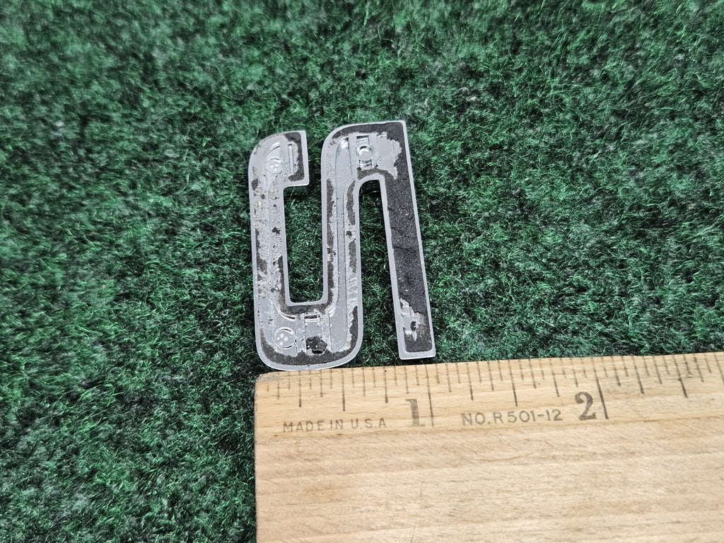 OEM "2" Chrome Individual 3D Number Lettering Emblem Badge Logo Nameplate 7S9