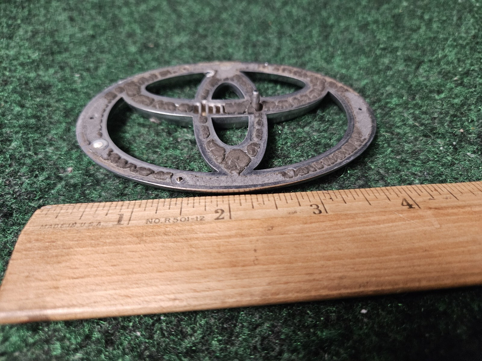 Toyota Chrome Emblem Logo Symbol Unknown Model ~4" 9L2