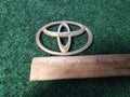 Toyota Chrome Emblem Logo Symbol Name Plate Gold See Measurements 4" 1S9