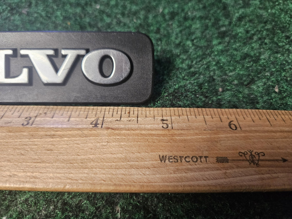 1990's VOLVO Emblem 20244 Badge Nameplate Plastic Chrome Script Car Part OEM 4M8