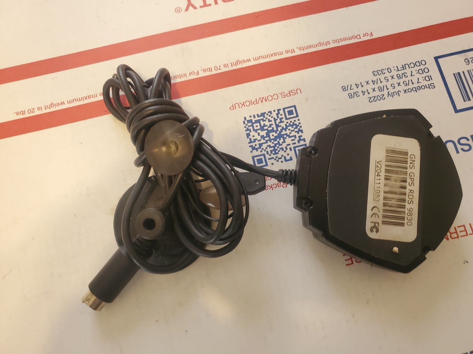GNS GPS RDS 9830 Receiver S Video V204111980 3L9