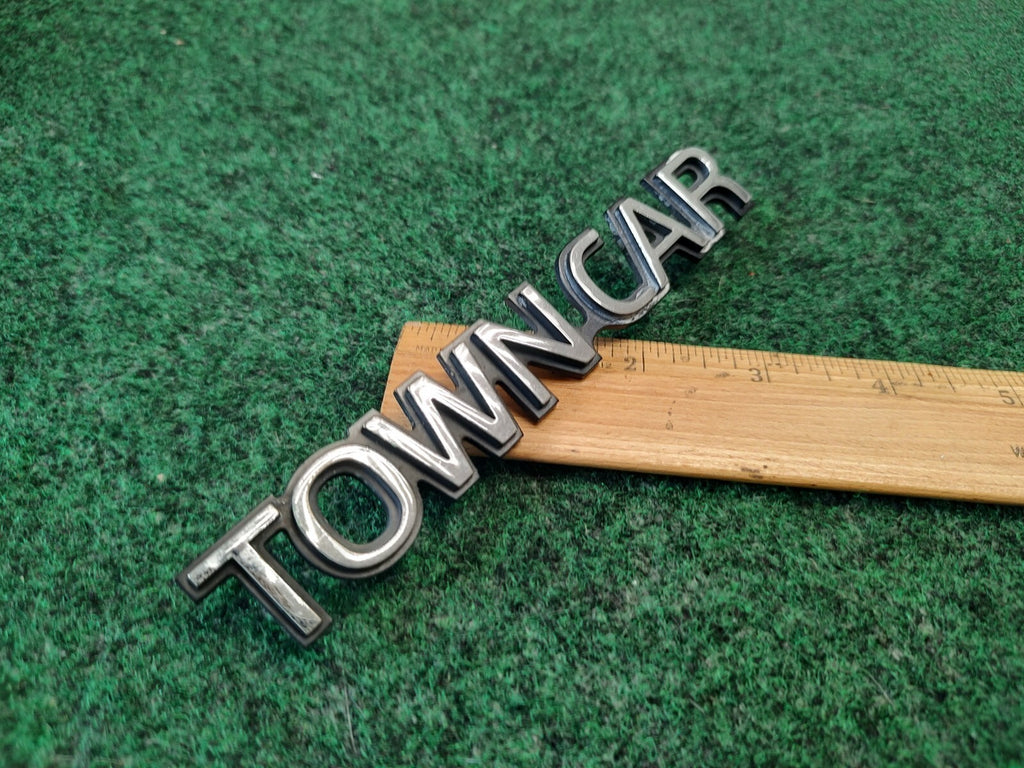 Lincoln OEM Town Car Chrome ~6 Inch Emblem Badge Logo Nameplate Name Plate 4S7