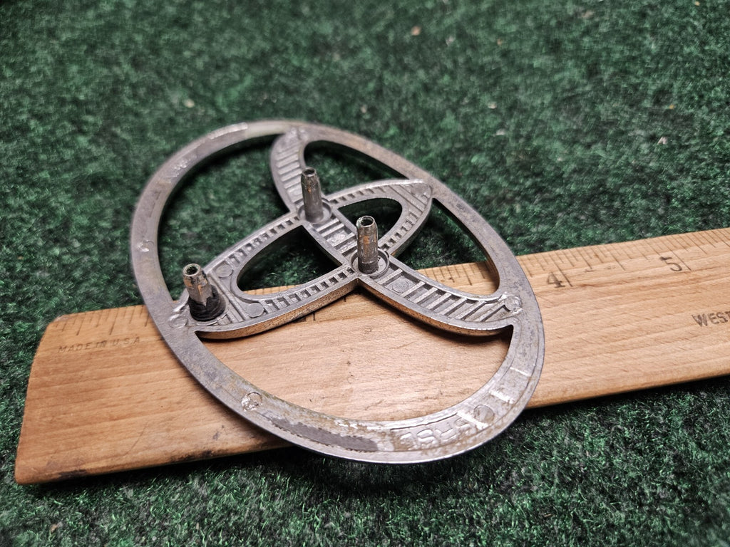 Toyota Chrome Emblem Logo Symbol Unknown Name Plate Model ~4" 5M3