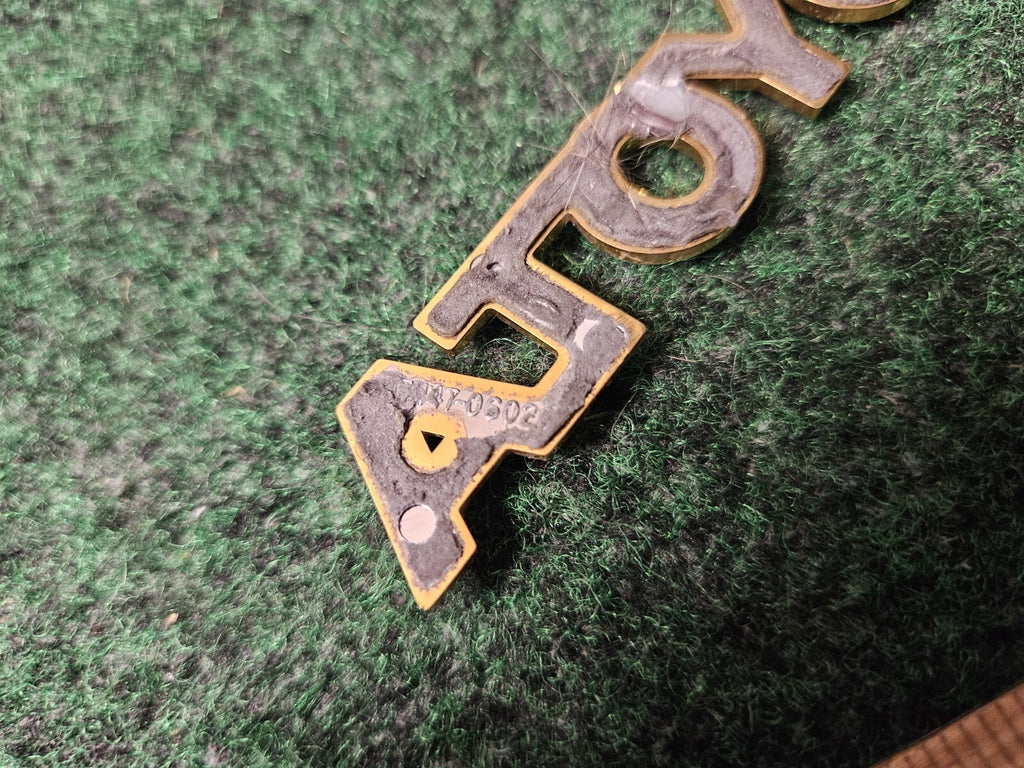 Toyota 1999-2003 Solara Gold Rear Trunk Emblem Badge Logo Name 75447-06020 4L5