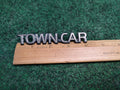 Lincoln OEM Town Car Chrome Plastic  Emblem Badge Logo Nameplate Name Plate 4S4