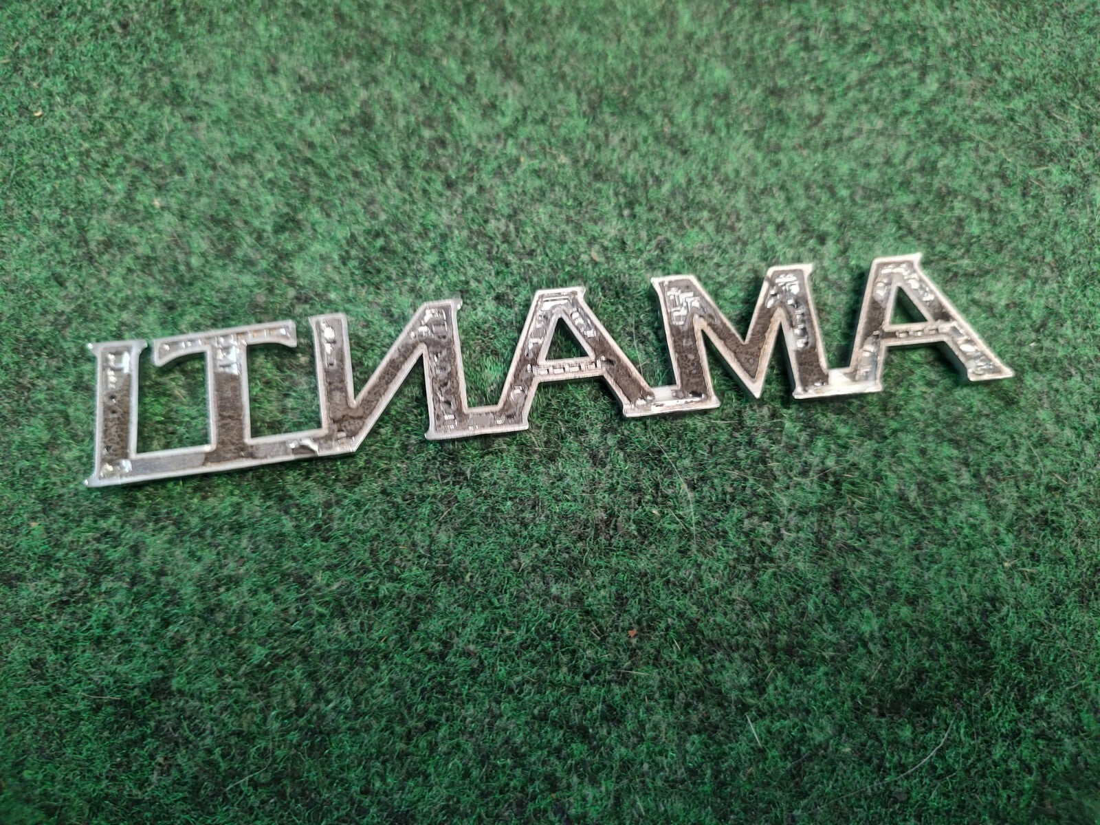 04 05 06 07 08 Kia Amanti Emblem Logo Letters Badge Trunk Rear Chrome OEM 1S7