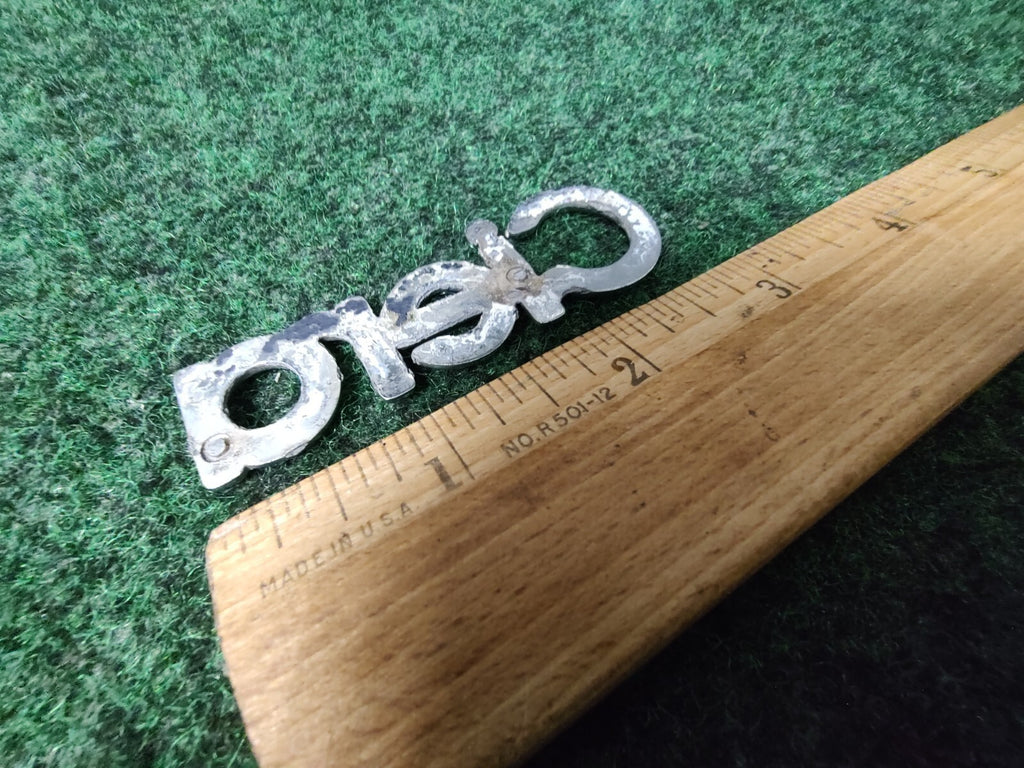 OEM Oldsmobile CIERA Emblem Badge Nameplate Metal Chrome Script Logo 7S2