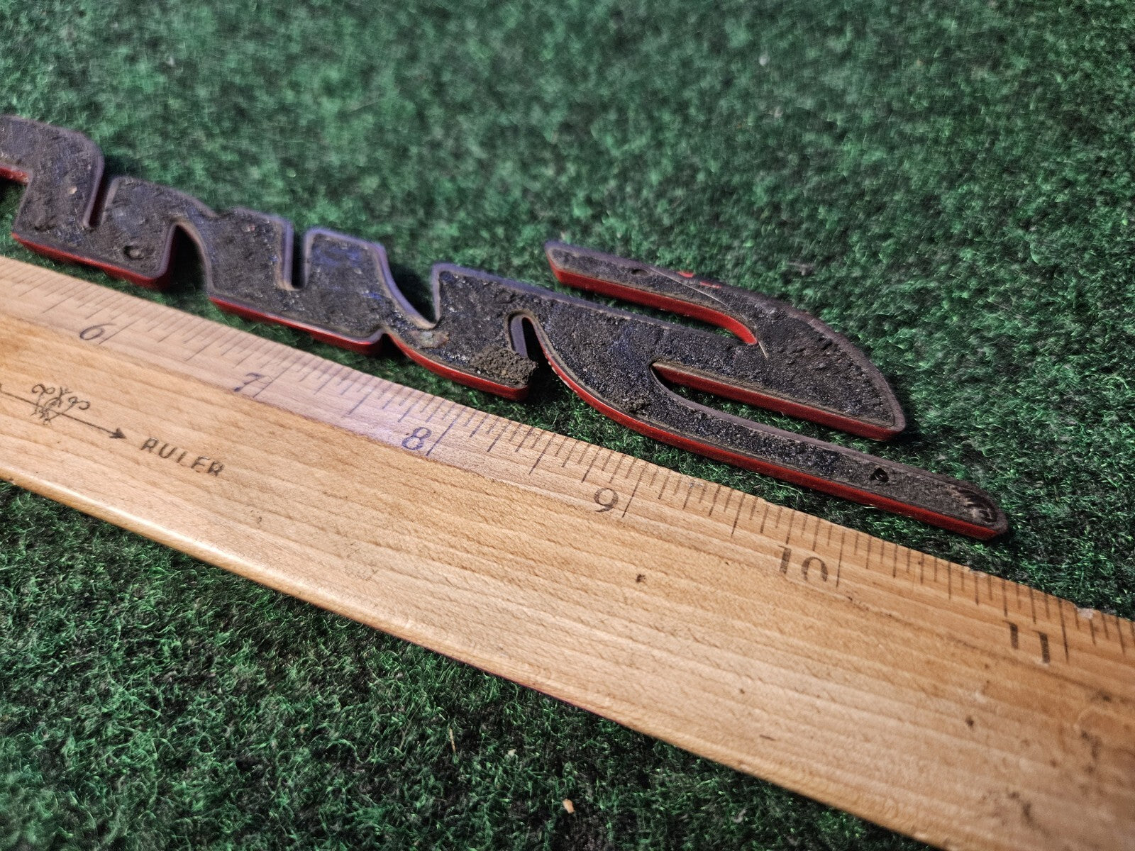 1998-2004 Pontiac Sunfire Red Emblem Badge Logo Nameplate Name Plate 4M9