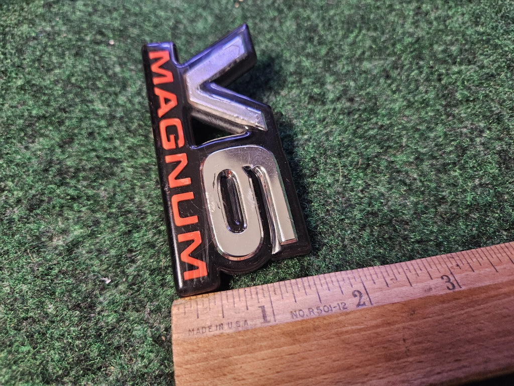 Dodge V6 Magnum Badge Emblem Name Plate Logo OEM 6L4