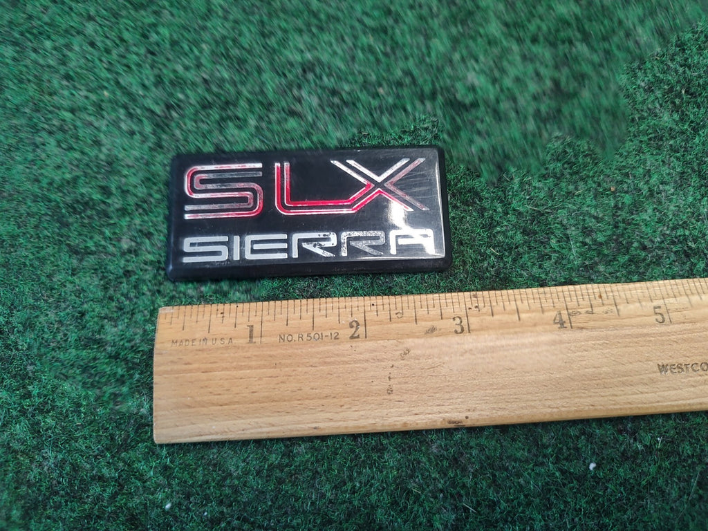 1988-1991 GMC Sierra SLX Cab Emblems 1500 2500 3500 Name Plate Badge 3S8