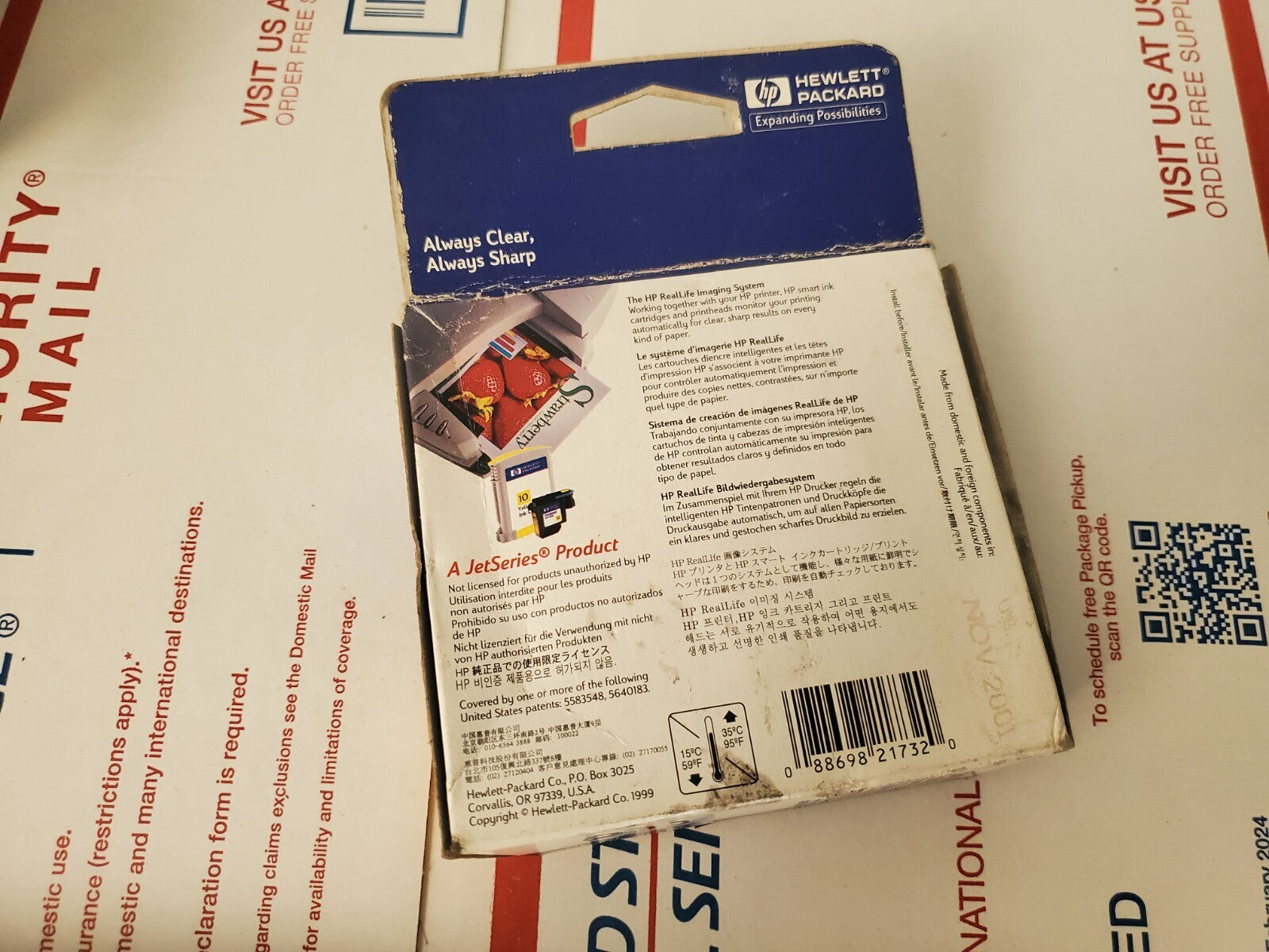 HP 10 YELLOW Ink Cartridge NEW OEM, C4842A 2000c 2500c Designjet Colorpro 5L4