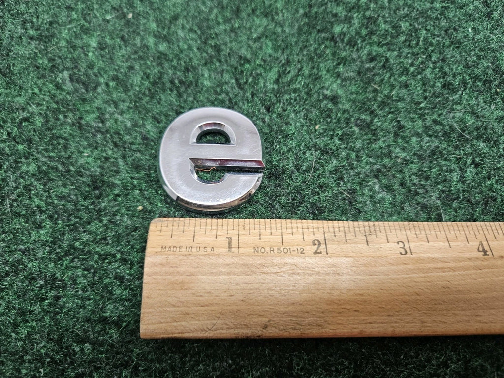 Jeep OEM "E" Chrome Hood Hatch Individual Letter Emblem Badge Logo Nameplate 7S7