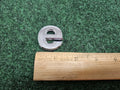 Jeep OEM "E" Chrome Hood Hatch Individual Letter Emblem Badge Logo Nameplate 7S7