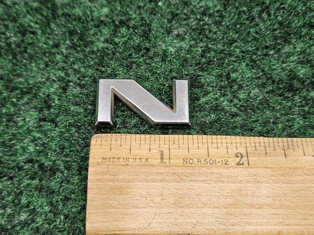 OEM "N" 3D Chrome Individual Letter Lettering Emblem Badge Logo Nameplate N 7S9