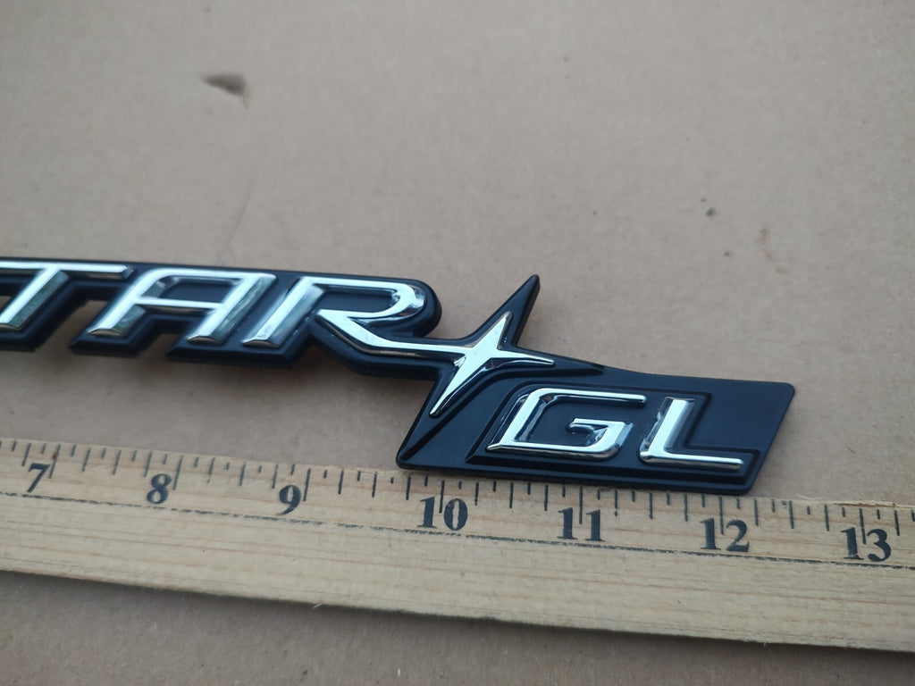 1995 1996 1997 Ford Windstar GL Emblem F58B-1643156-FA Chrome Finish OEM 7S4