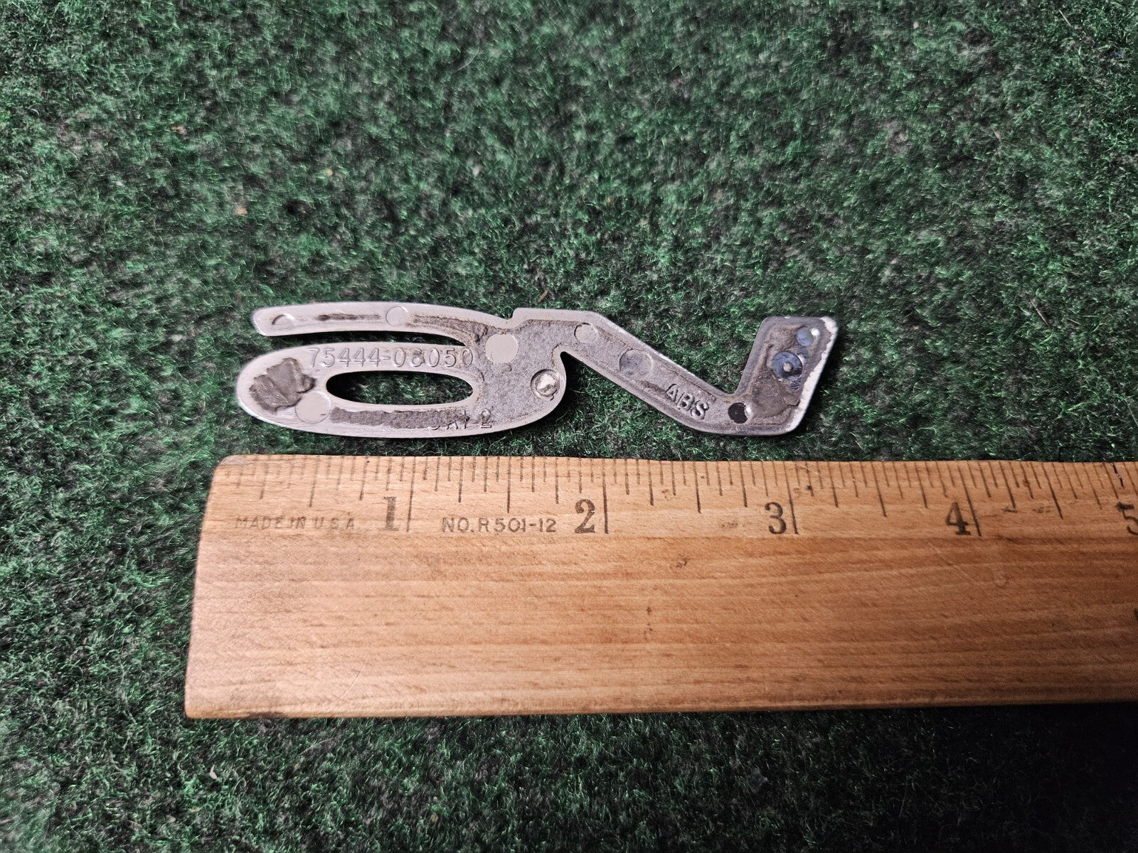 1999-2003 Toyota V6 Emblem Side Script Logo Badge Chrome OEM 4S1