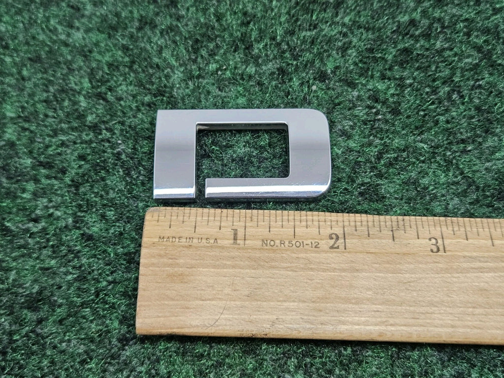 OEM "D" 3D Chrome Individual Letter Lettering Emblem Badge Logo Nameplate D 7S9