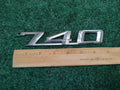 Genuine OEM BMW E38 Trunk Lid 740 Emblem Badge Logo 3S7