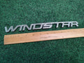 99 00 01 02 03 FORD WINDSTAR REAR CHROME EMBLEM LOGO BADGE SYMBOL USED OEM 2S2