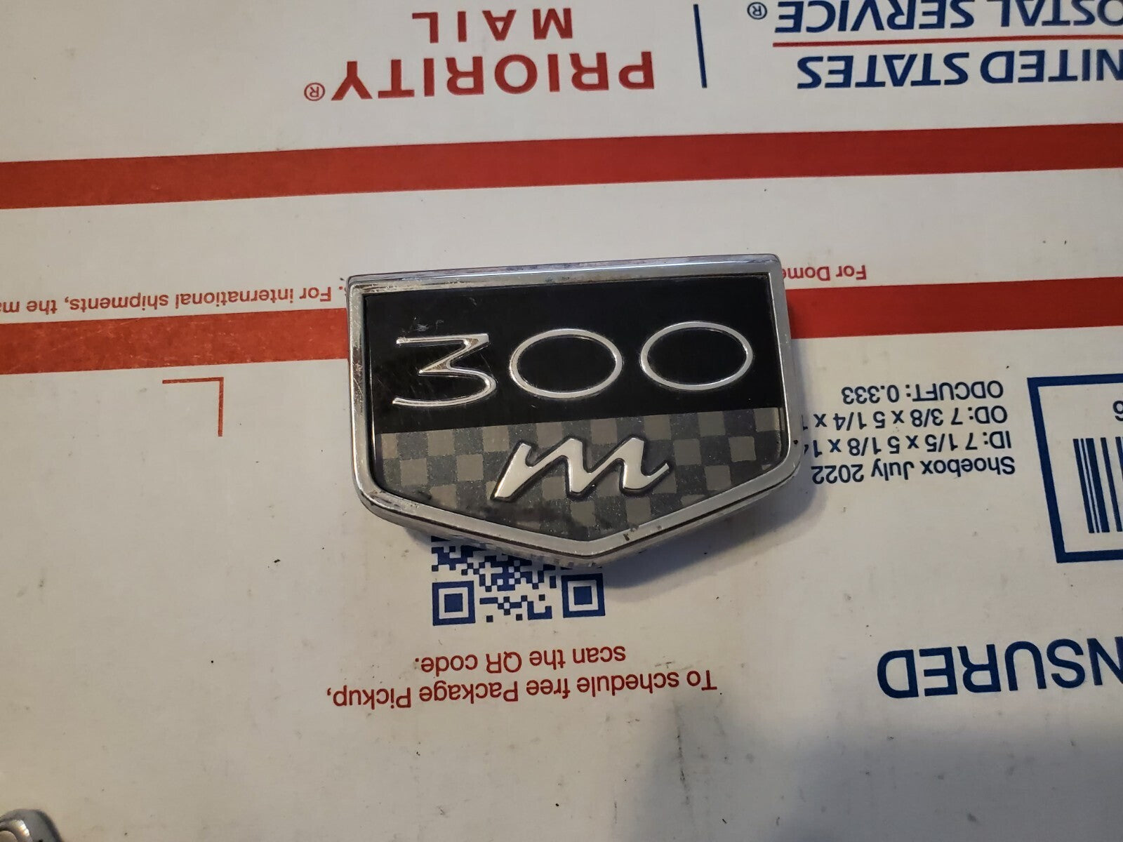 Chrysler 300 M 300M Fender Emblem Logo OEM 04805287A 3L7