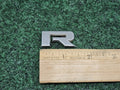OEM "R" 3D Chrome Individual Letter Lettering Emblem Badge Logo Nameplate R 2S6